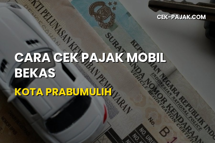 Cara Cek Pajak Mobil Bekas Kota Prabumulih Paling Mudah