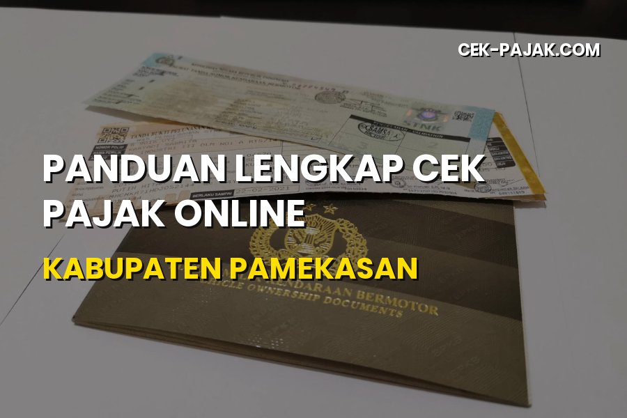 Cara Cek Pajak Online Kabupaten Pamekasan Jawa Timur