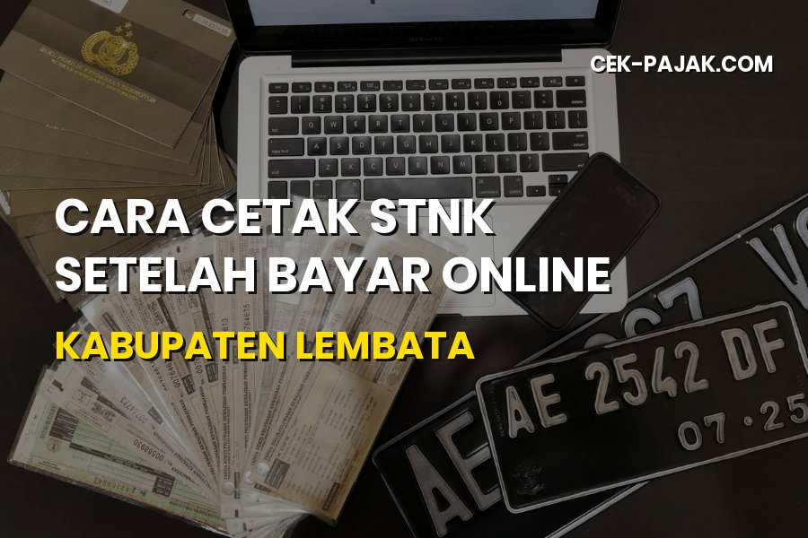 Cara Cetak STNK Setelah Bayar Online di Kabupaten Lembata