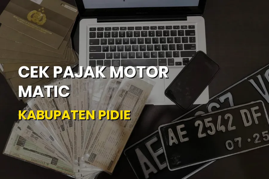 Cek Pajak Motor Matic Kabupaten Pidie Aceh Terbaru
