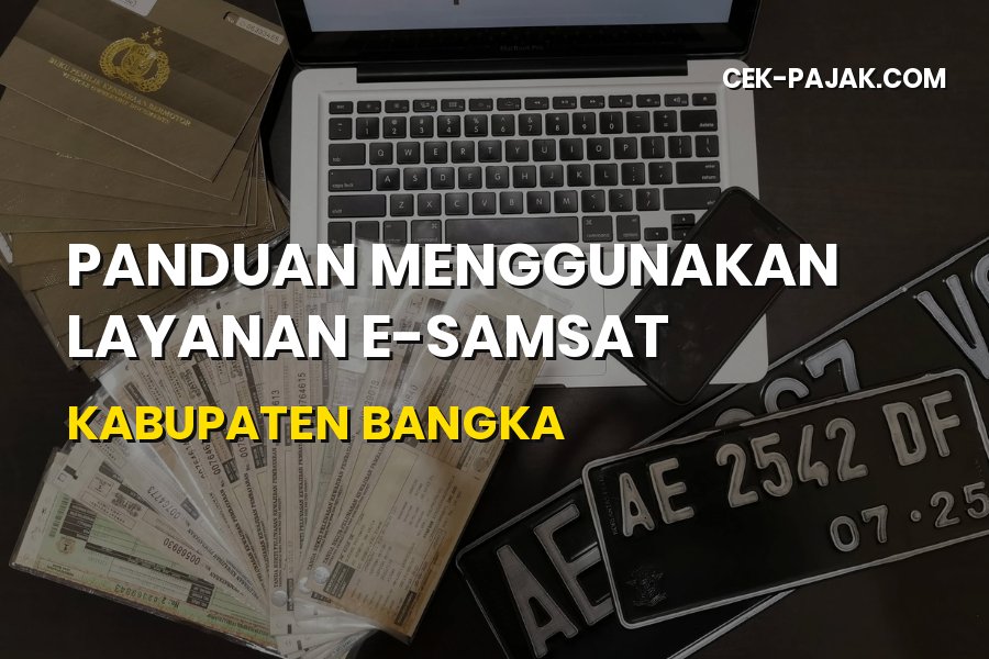 Cara Mudah Gunakan E-Samsat di Kabupaten Bangka