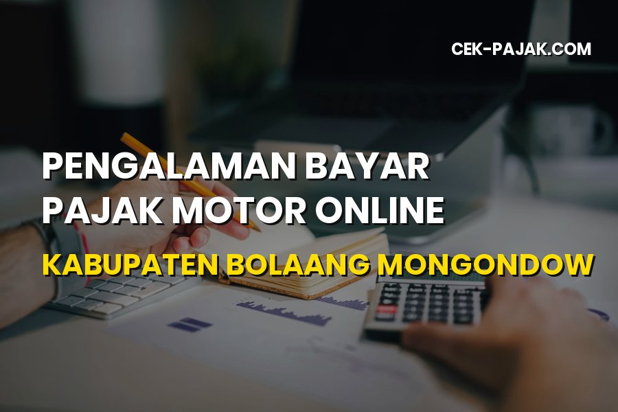 Bayar Pajak Motor Online Kabupaten Bolaang Mongondow Mudah